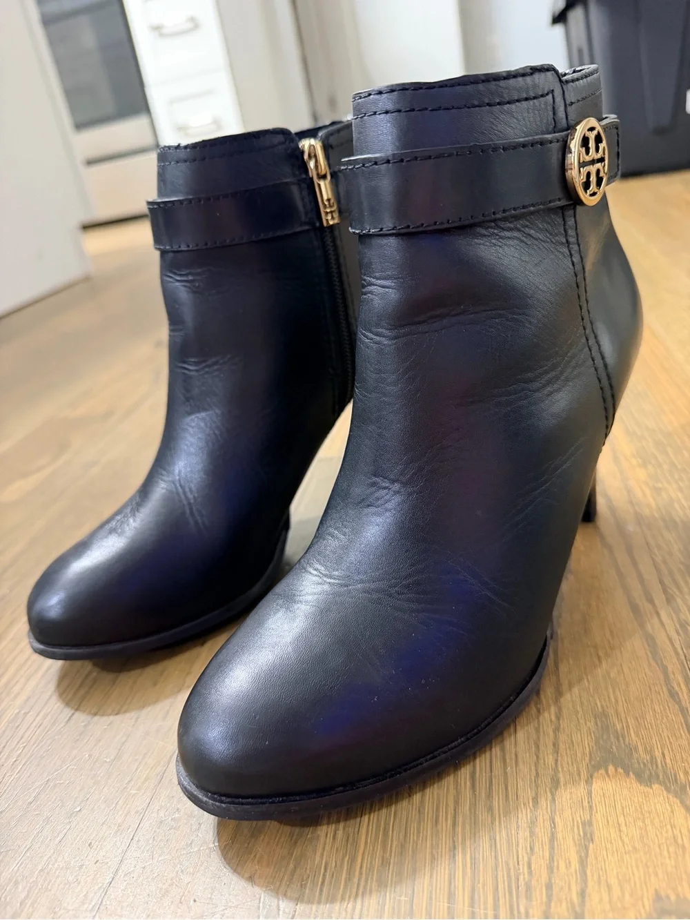 Tory Burch Booties - Bristol High Heel Size 7 Black Leather